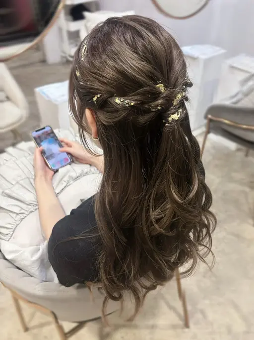 ヘアセット♡ハーフアップ🪄︎︎残り1名様