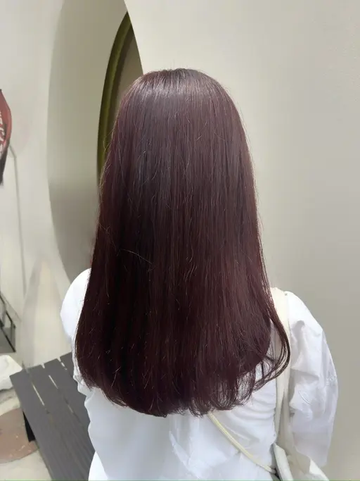 【日曜日限定】🍒🎀暖色ワンカラー➕トリートメント🎀🍒(ミディアムロング限定)⚠️詳細要注意⚠️