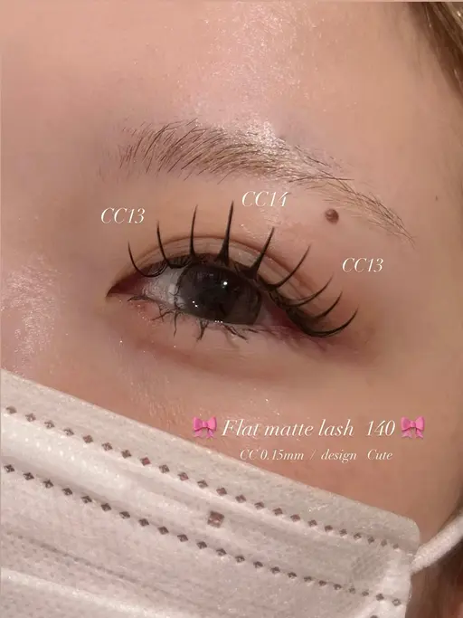 ミニモ学割【マツエク୨୧⑅*】120本/似合わせデザイン/束感コーティング仕上げ🎀