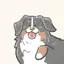 大きい犬のプロフィール画像