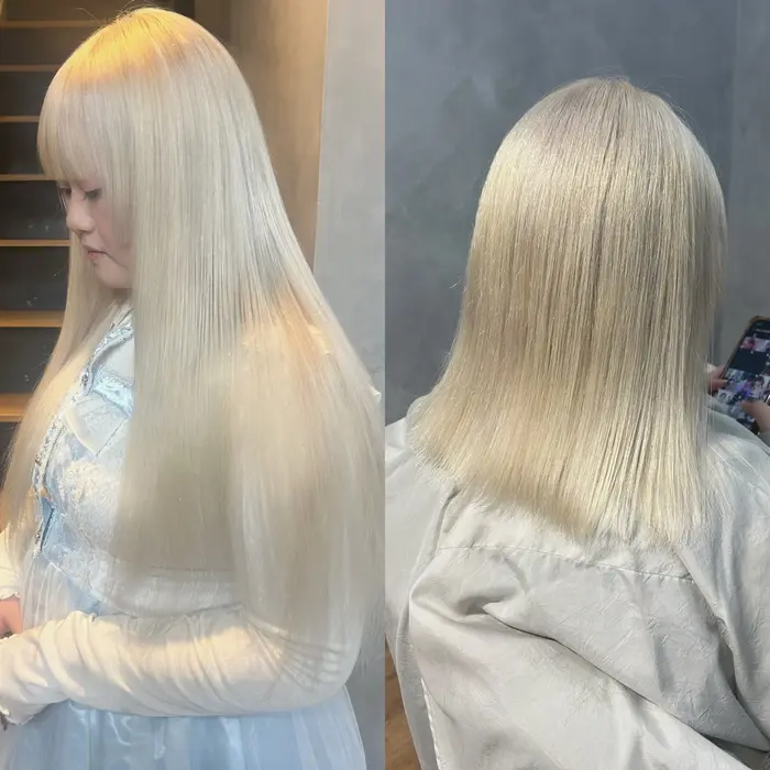 ヘアスタイル・髪型カタログ「シールエクステ80枚でロングヘアに