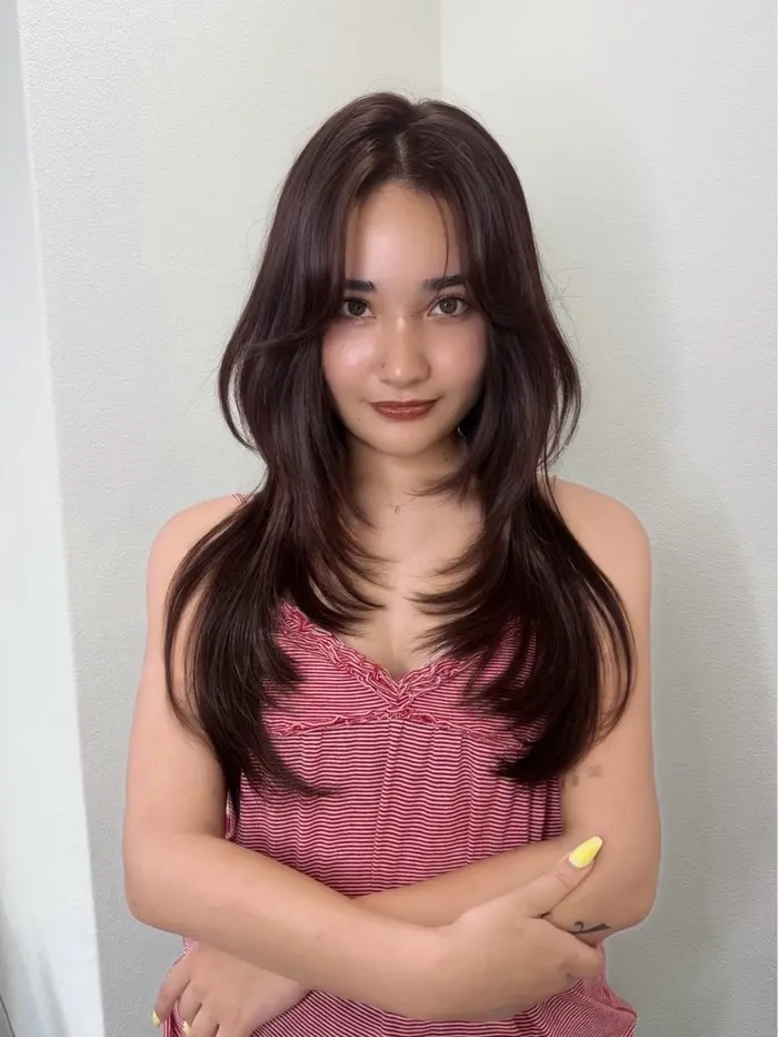ヘアスタイル・髪型カタログ「シールエクステ100枚ボブでラインが