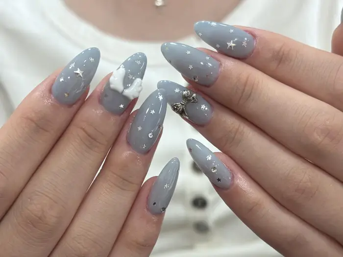 ネイルデザイン・アートカタログ「＃ネイルチップ#長さ出し#マグネット