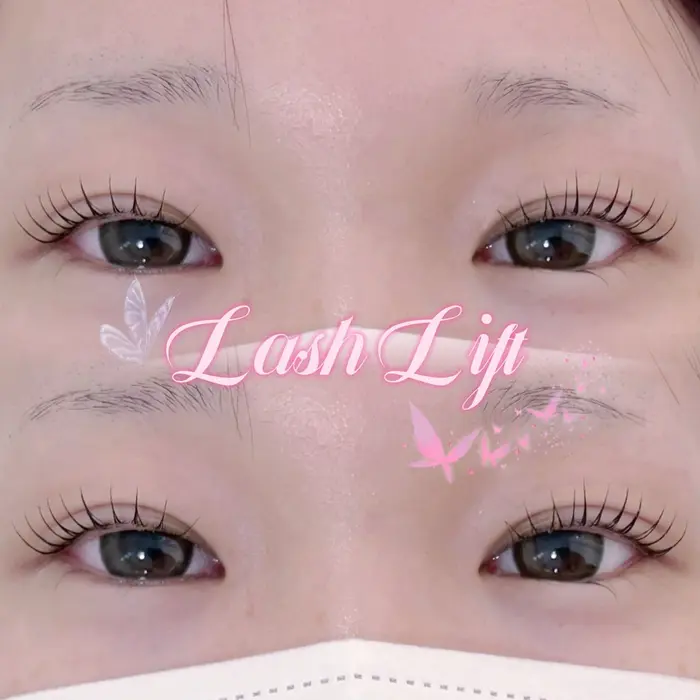 マツエク・まつげパーマデザインカタログ「Flat Lash 100本♡ ミンク