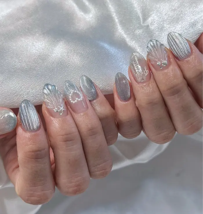 チップ長さ出し 専門店が担当したネイルデザイン・アート(NAILS 168 新