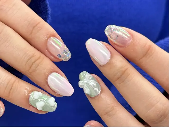 ぽぽ様ネイルオーダー ぽぽネイル Tsujiのプロフィール・予約(#4 NAIL) - ミニモ