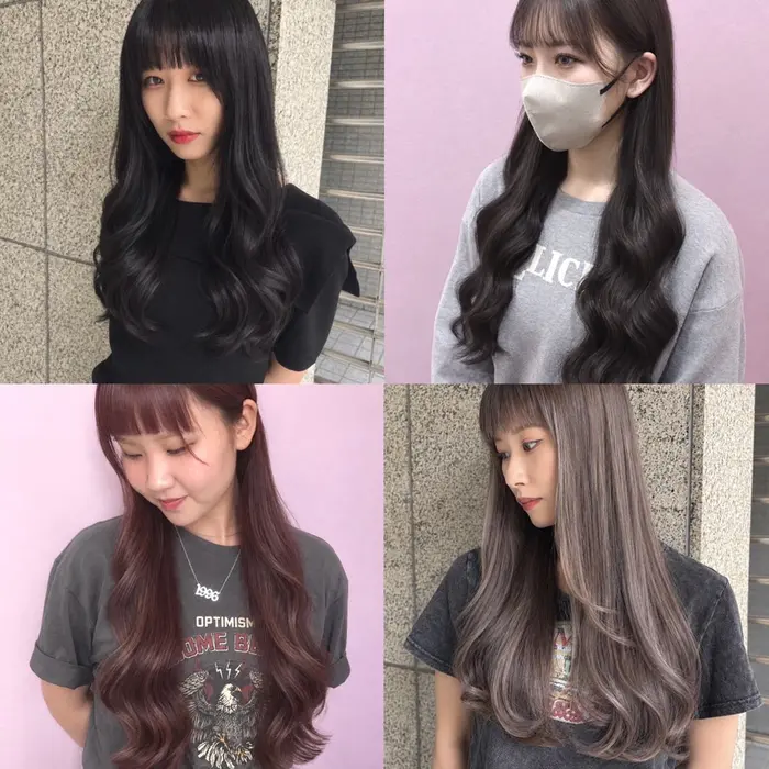 シール＋ちび編み込み エクステ/梅田のプロフィール・予約(カラー