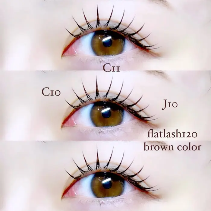 タレ目デザイン♡ フラットラッシュ120本です♡｜GALNmami バインド