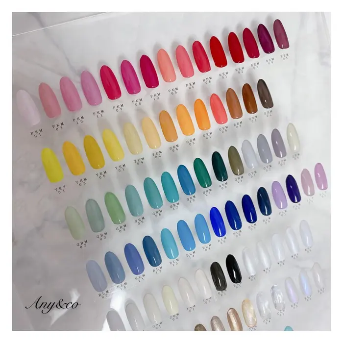 ルクジェルカラーチャート｜Any&co 【エニコ】のマツエク・まつげ