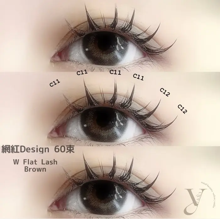 YudiaオリジナルワンホンLEDマツエク 60束｜𝐧𝐞𝐨𝐧新宿 𝐀𝐲𝐚(Yudia