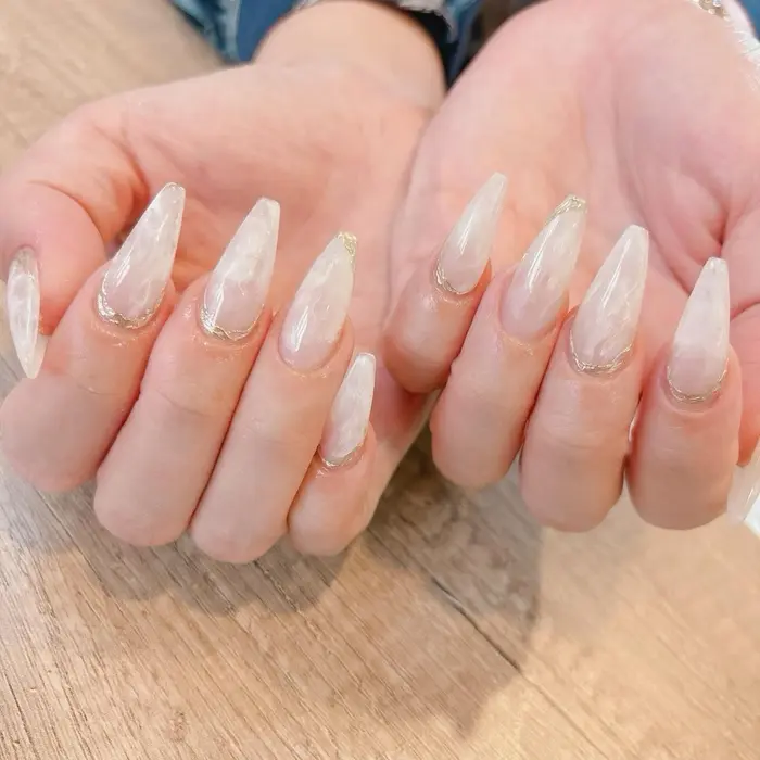 ジェルネイル スカルプ 一式 クリアスカルプ＋ジェルアート｜pro.M所属・pro.M ayaのネイルデザイン