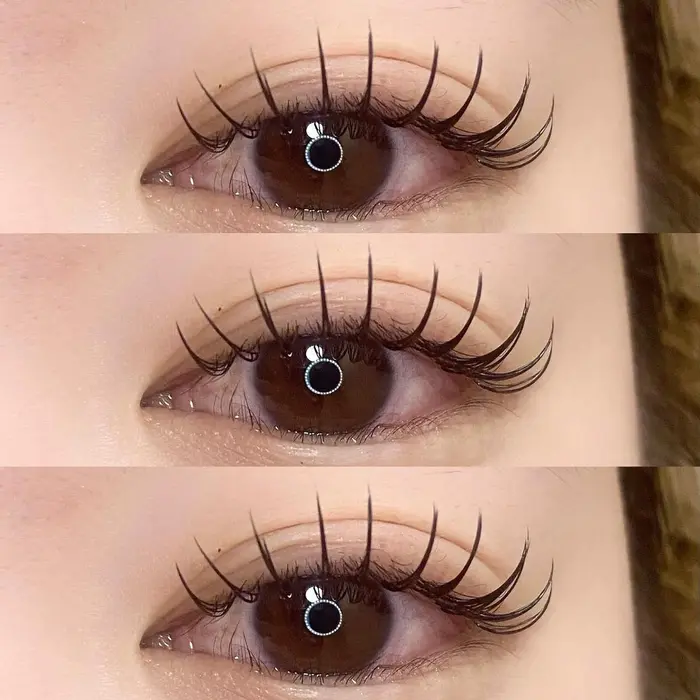 束感まつエク volume lash 40束 flat lash 100本 D 10/11/｜KURUMI