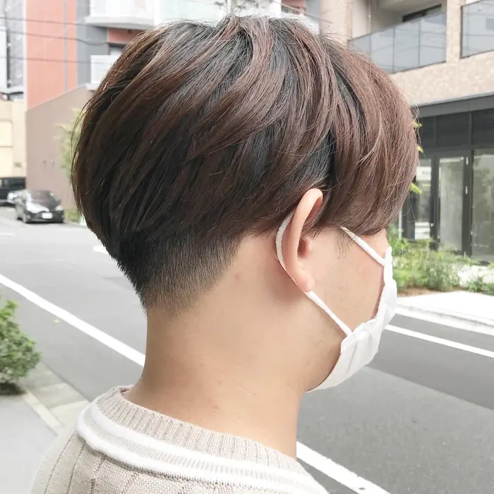 センターパート×ハンサムショート 特にカットは得意です。また