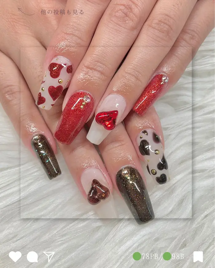 ネイル #スカルプネイルデザイン #スカルプ #gelx #gelxネイル