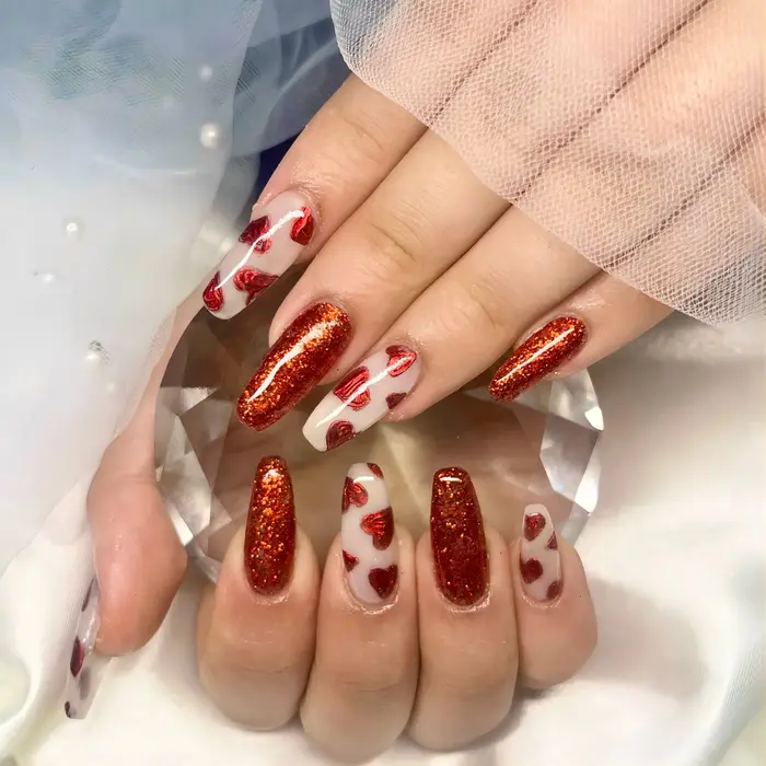 ＋ミラーネイル4本〜¥1000｜eclat 'kのネイルデザイン