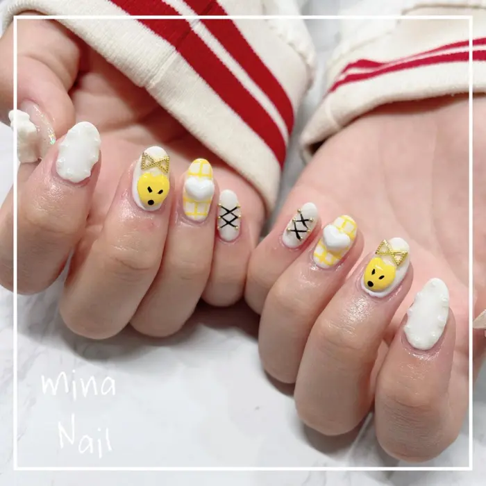 V tuber伏見ガクさん？の推しネイルです｜mina Nailのネイル