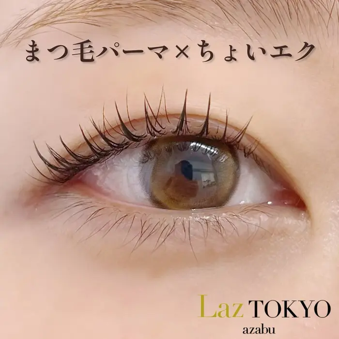 まつげ まつ毛パーマちょいエク80本｜LazTOKYO YUKAKOのマツエク