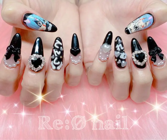 痛ネイル、パーツ別料金｜Re:Ø nail TSUJI(リゼロ所属)のネイル