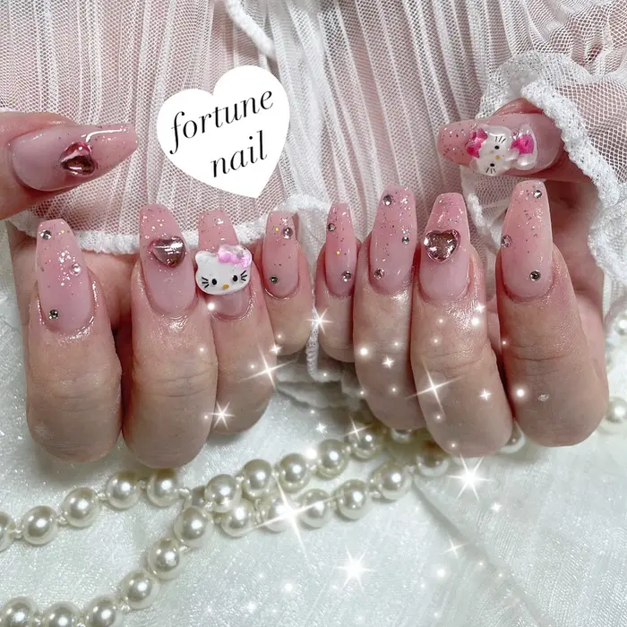 キティネイル(有料パーツ別)｜☆saori ☆(fortune所属)のネイル