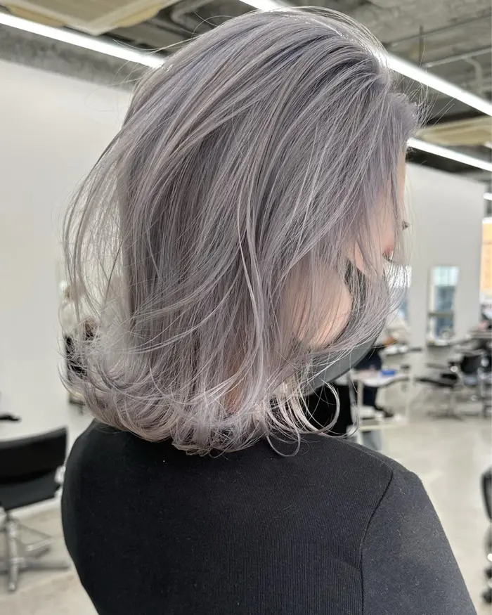 アッシュグレー #アッシュベージュ #ピンクカラー#balayage