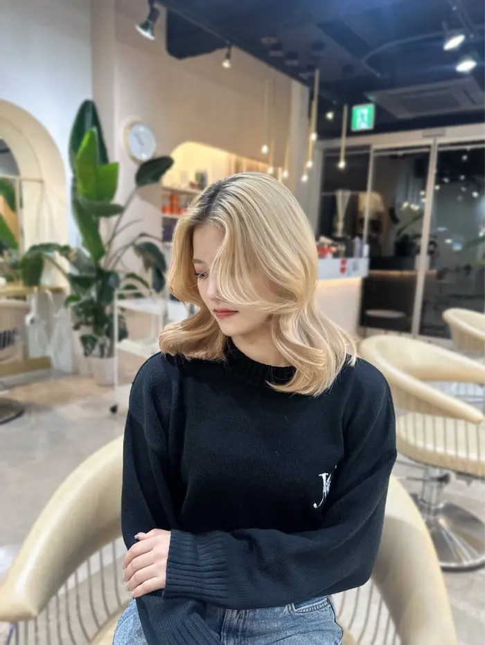 six by ginza lond所属・Yumena/韓国 ヘア/透明感カラーの美容院