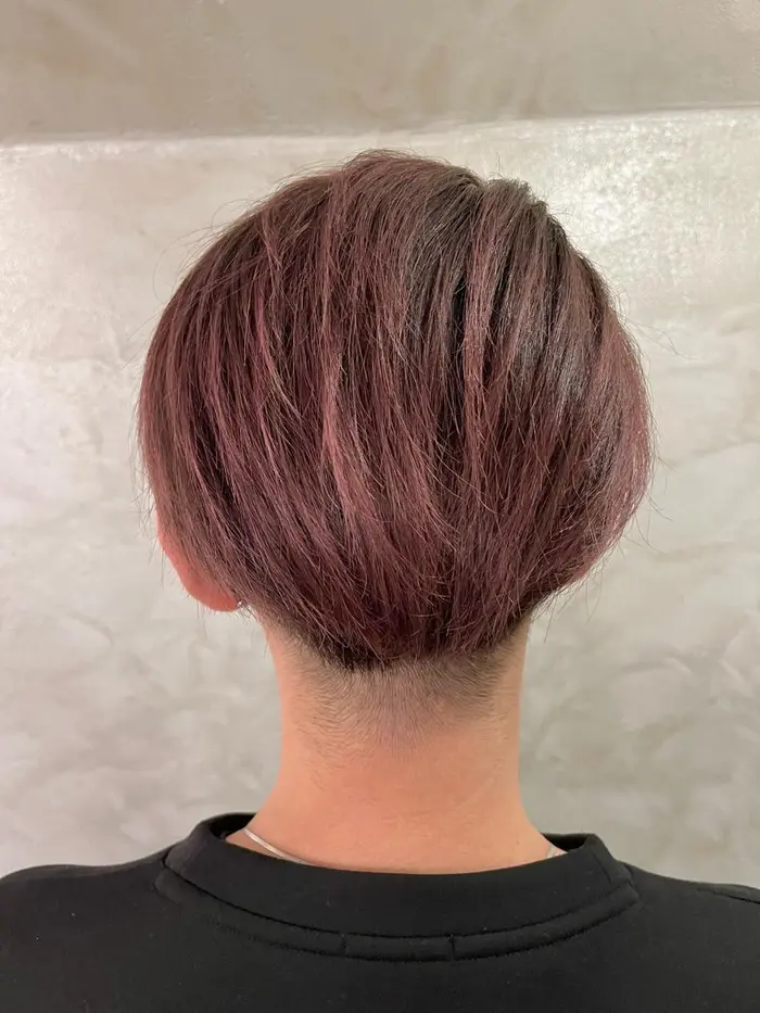 極細ピンクラベンダーハイライト｜FUJINO RYO(INCE HAIR 明石店