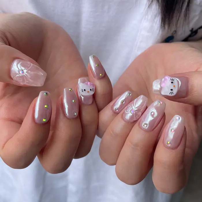 saya | カンタンかわいいネイル💅💕 | ……genish たまごっち