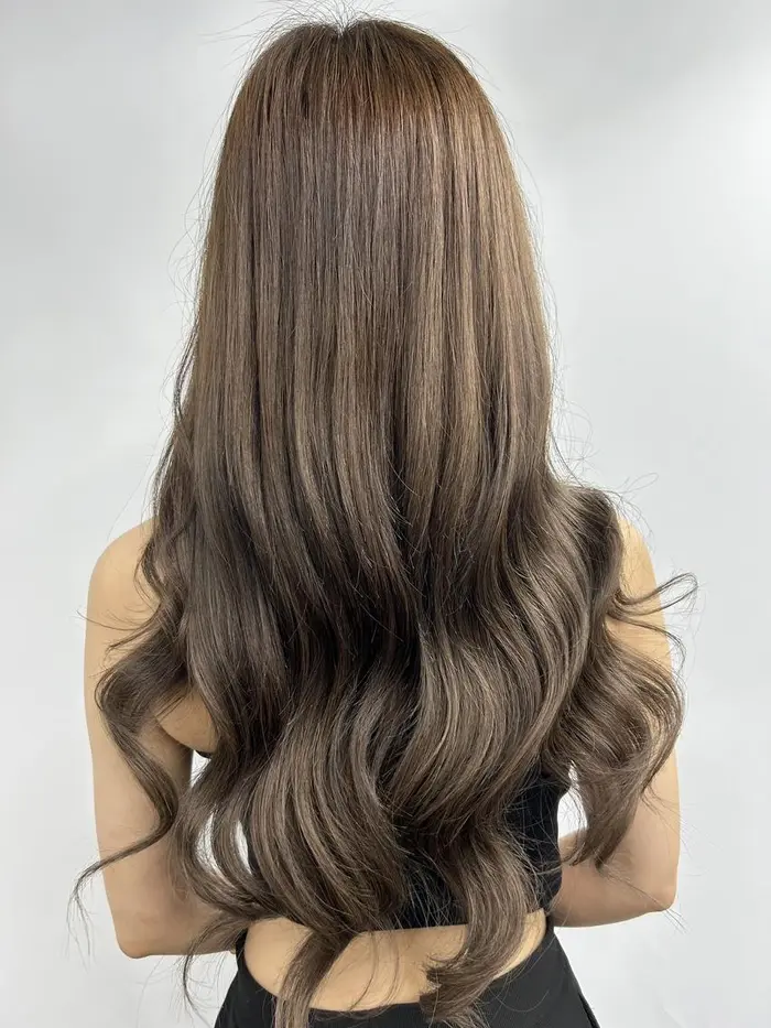 カラーシールエクステ80本 仕上げにヘアアレンジしました