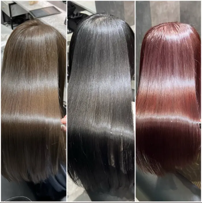 【髪質改善】 ヘアインプルトリートメント×2本 髪質改善艶髪 透明感カラー(全席個室美容室 Zina 池袋