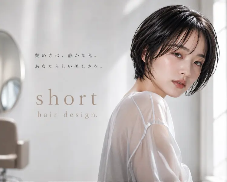 ショートヘアーデザインの内観・外観3
