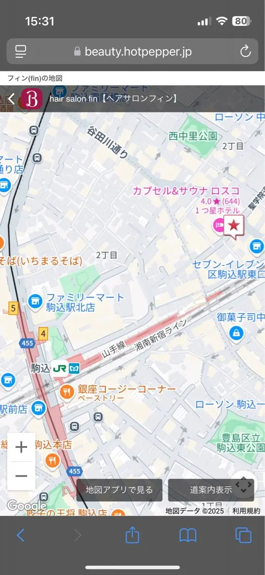hair salon finの内観・外観3