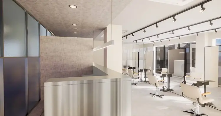 Qin share salon 原宿店の内観・外観1