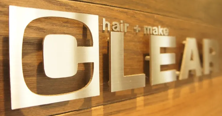 hair+make  CLEAR 本店の内観・外観1