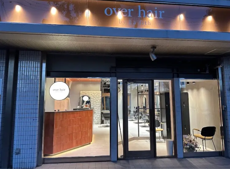 overhair 尼崎店の内観・外観2