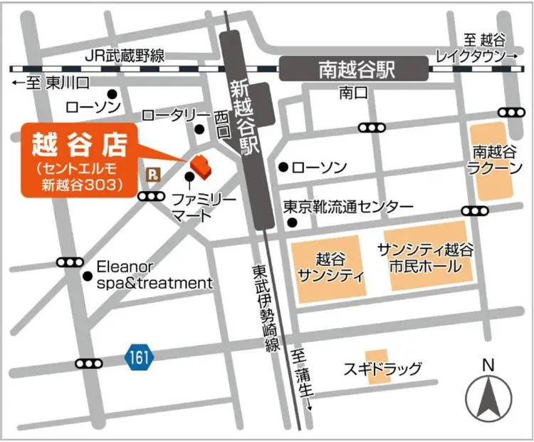 巻き爪補正店越谷店の内観・外観3