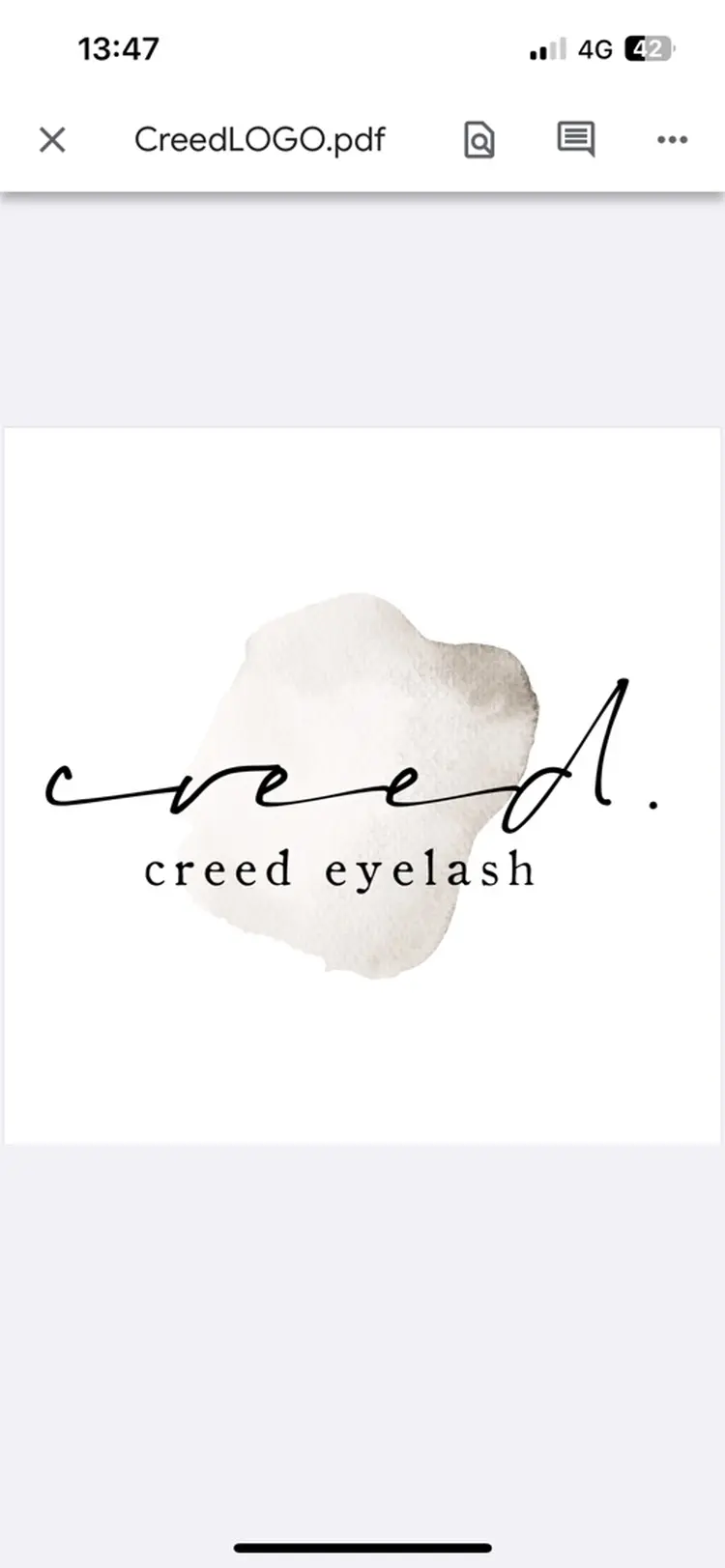 Creed   eyelash  クリードアイラッシュの画像