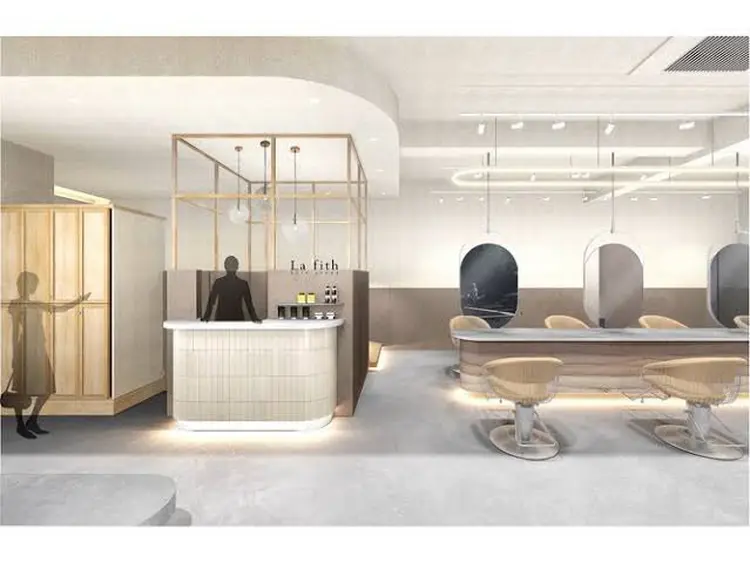 La fith hair ruu.福山2号店【ラフィス ヘアー ルウ】の内観・外観1
