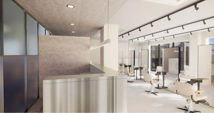 Qin shaire salon 原宿の内観・外観1