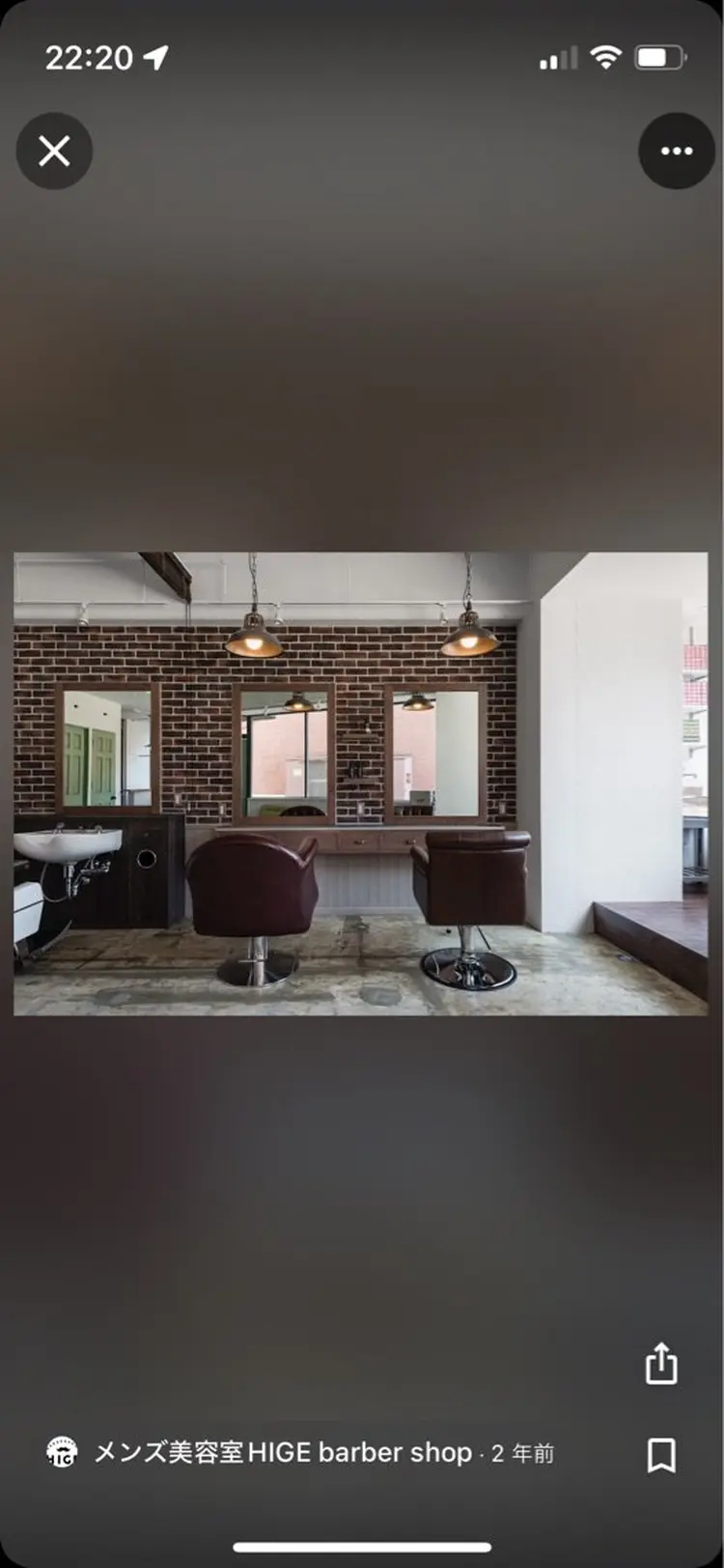 メンズ美容室HIGE barber shopの内観・外観1