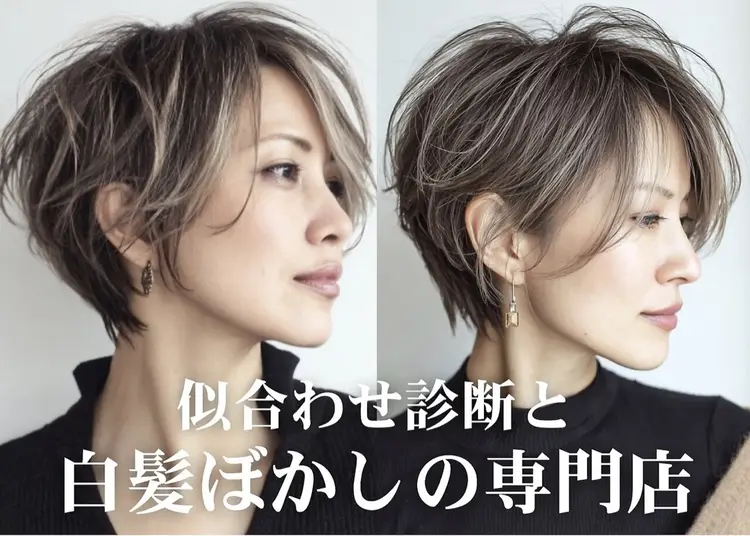 Heart's 白髪ぼかし/脱白髪染め/ショートボブ/髪質改善専門サロン 表参道【ハーツ】の内観・外観1