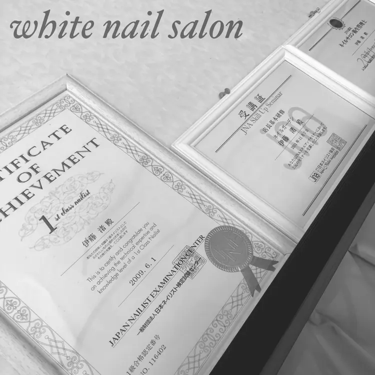 white nail salonの内観・外観3