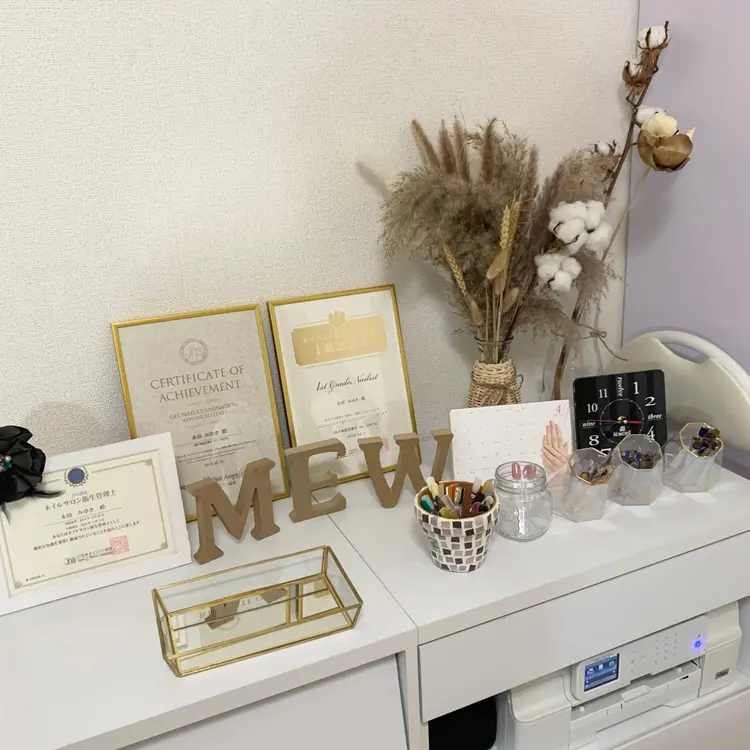 private nail salon mew-ミュウ-の内観・外観1