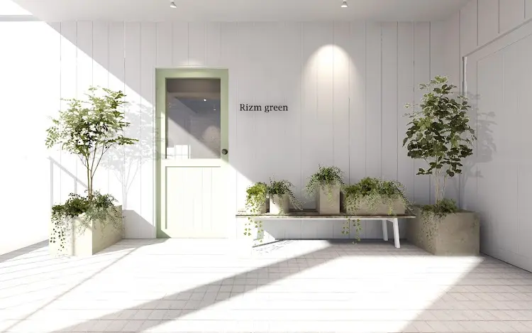 Hair　space Rizm　greenの内観・外観1