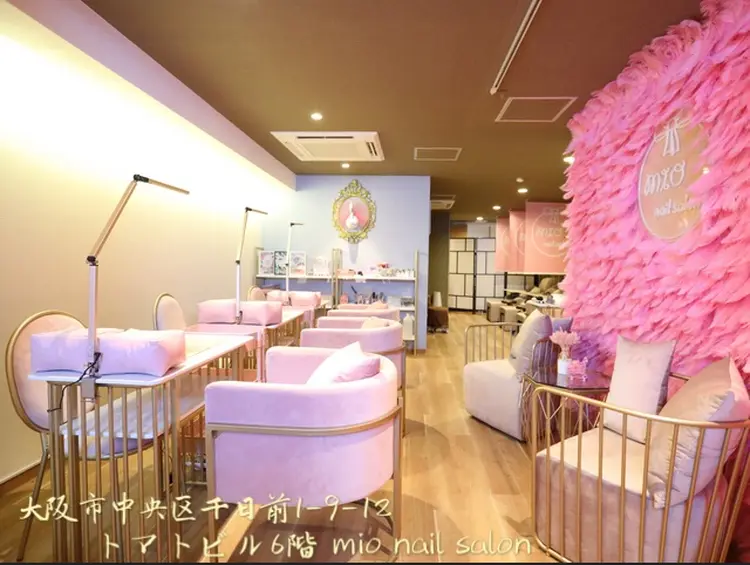 mio nail&eyelash難波店の内観・外観2