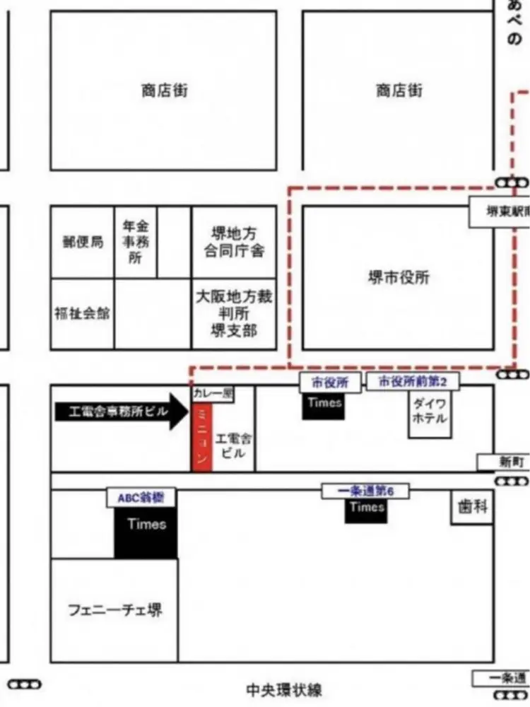 Mignonアイラッシュデザインサロン堺東店の内観・外観1