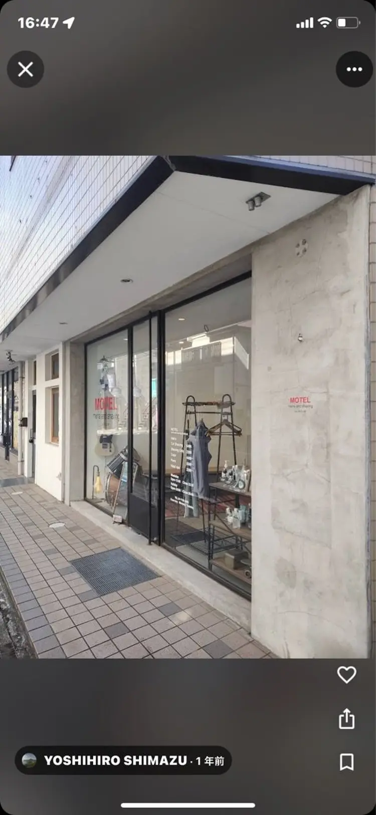 MOTEL mens and shaving 柏店の内観・外観2