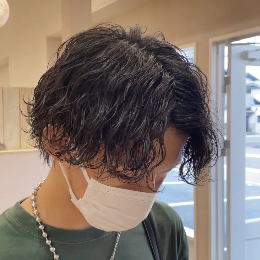 池本メンズパーマ フェザーパーマの掲載