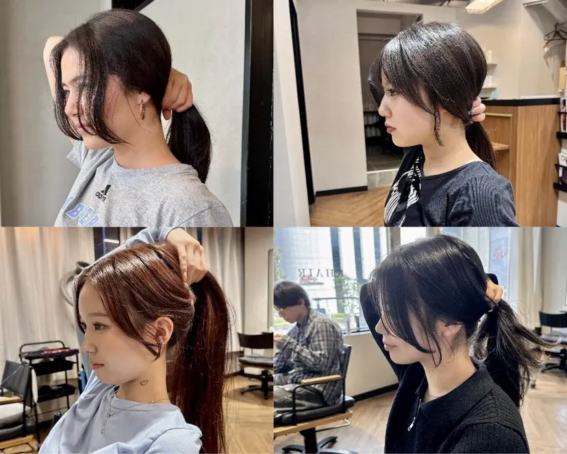 檜谷 晴　顔周りカットの掲載