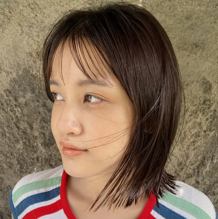 お洒落なストレート 美髪縮毛矯正/ボブの掲載
