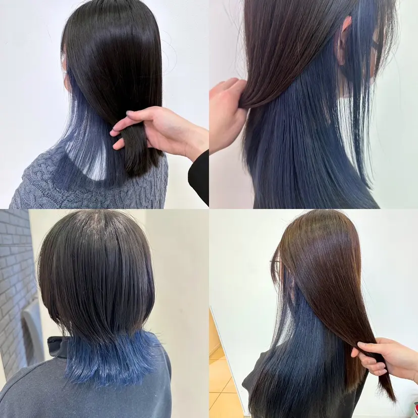 髪質改善ストレート インナーカラーハズキの掲載